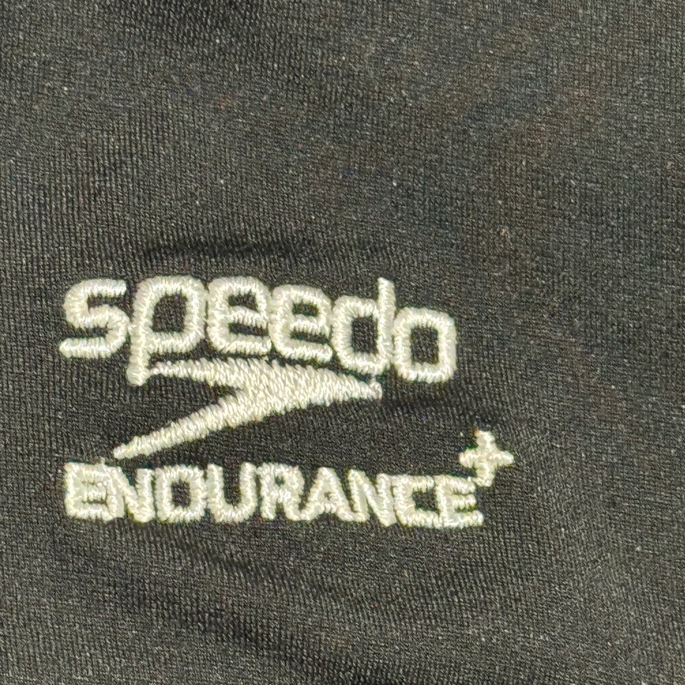 Speedo Endurance Plus Shirred Front One Piece Swimsuit Black Size 8 Power Mesh - Picture 5 of 12